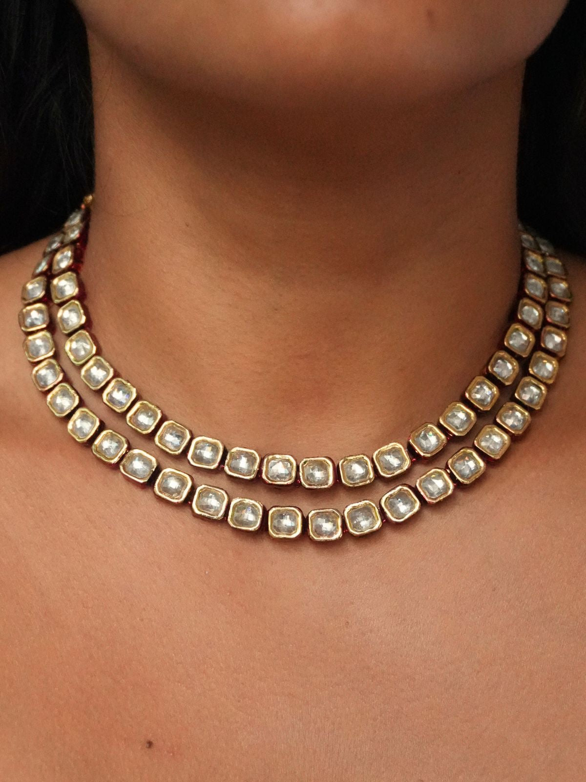 Glisten Dual Strand Necklace