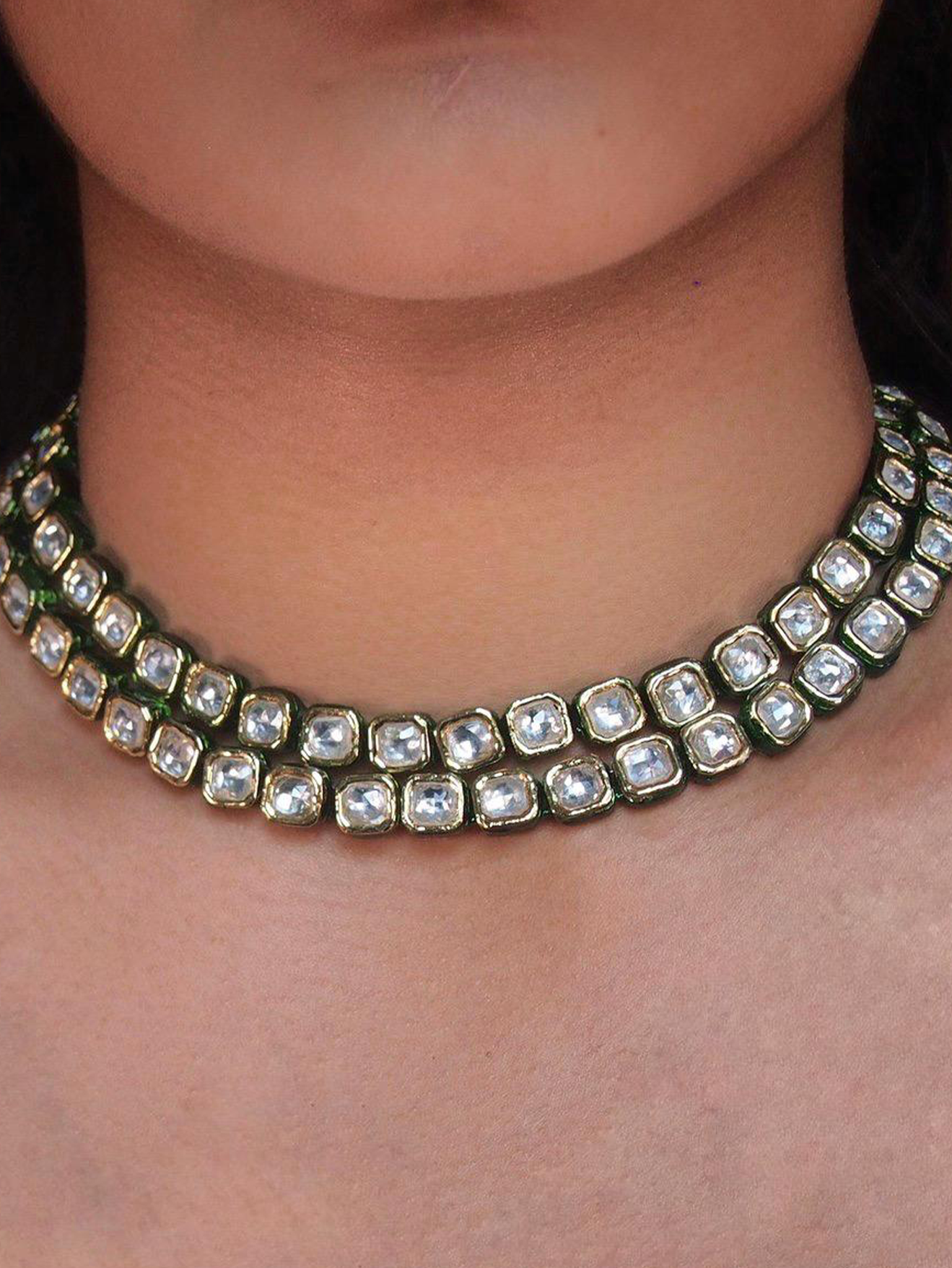 Glisten Dual Strand Necklace