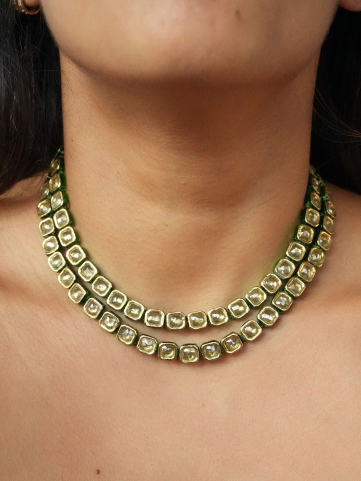 Sunehri Dual Strand Necklace Set
